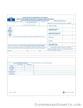 Fill in a Valid Massachusetts M 941A Form